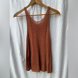 Babaton MEDIUM Knit Tank Rust